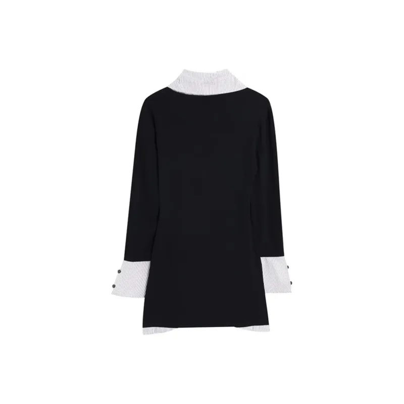 JOSR Long Sleeved Dresses Women's Black-1