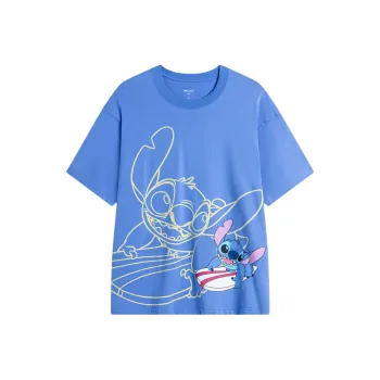 LiNing x Disney T Shirt Men's Rainbow Blue