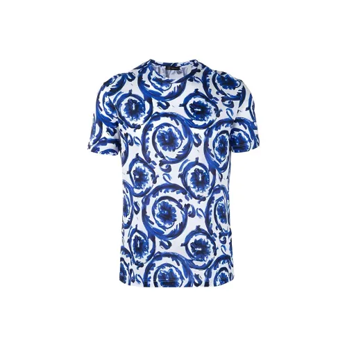 VERSACE T Shirts Men Blue