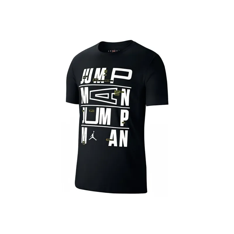 Jordan T Shirts Men Black-0