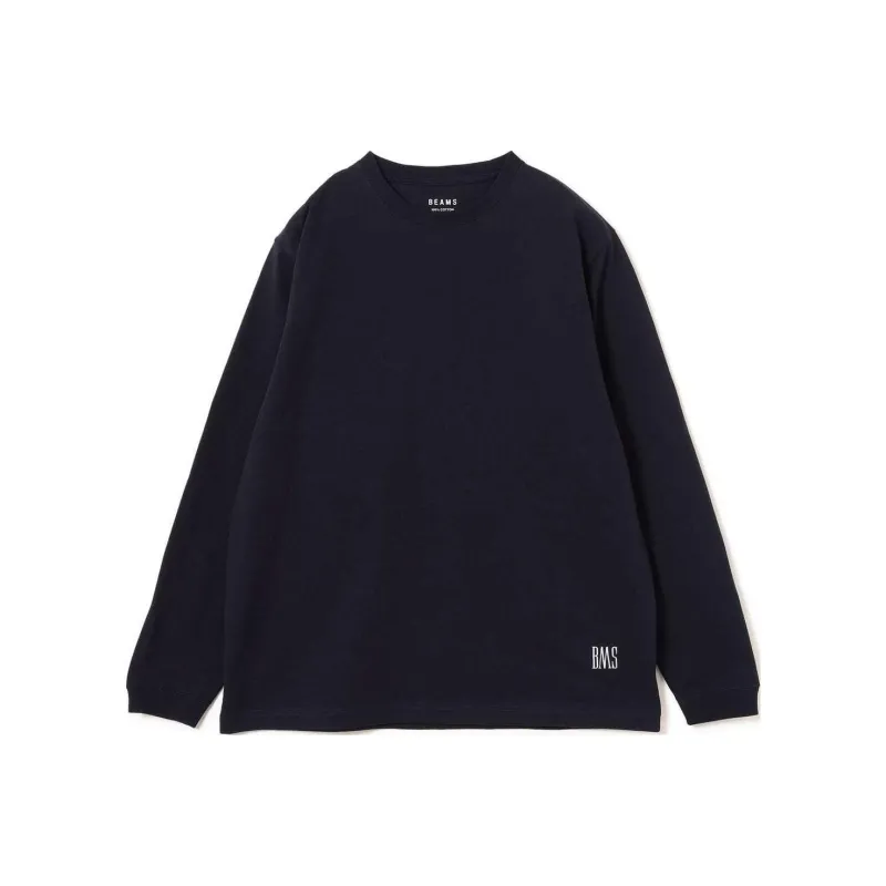 Beams Drop Shoulder Sleeve T Shirt Men's-2