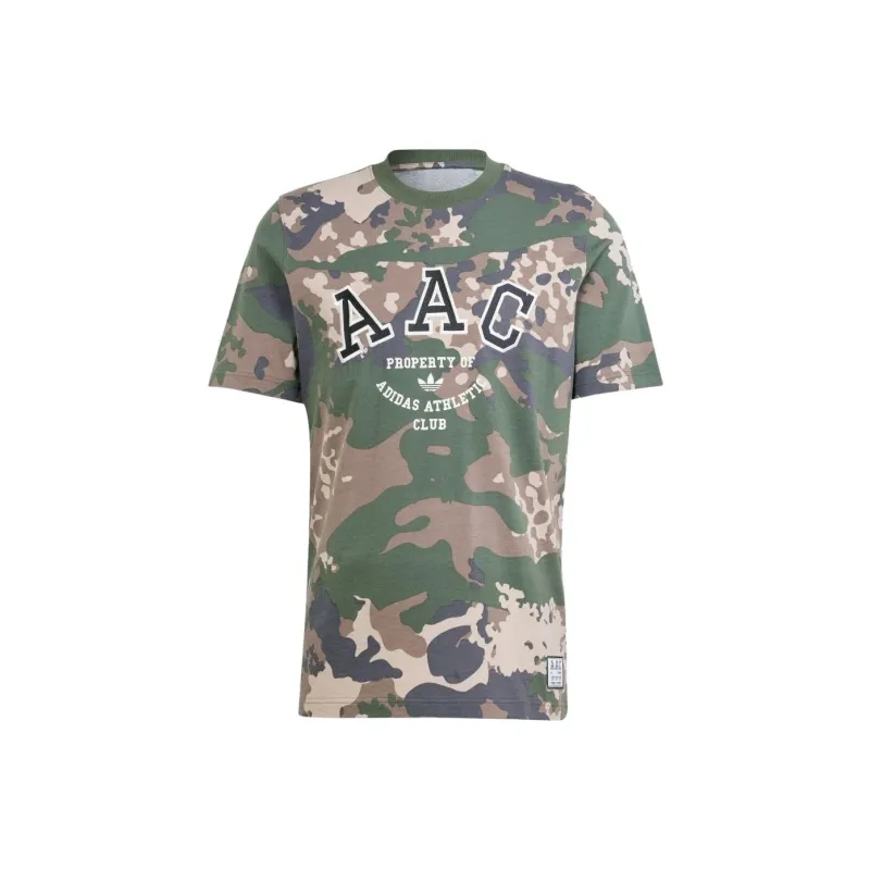 Adidas Originals T Shirts Men Dark Green-0