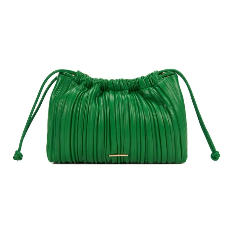 CALVIN KLEIN Synthetic Leather Crossbody Bags Medium Size Women's Emeralds-0