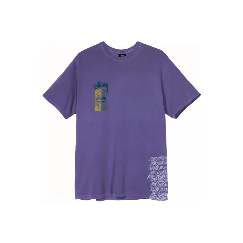 Stussy Masks Pigment Dyed Tee T Shirt Men's-10