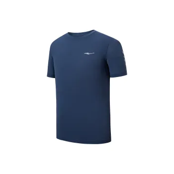 Erke Ice Cube Series T Shirts Men Melt Ice Blue
