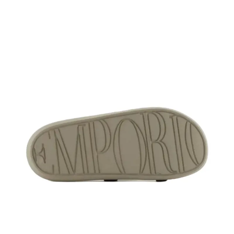 EMPORIO ARMANI Slide Slippers Unisex Umber-4