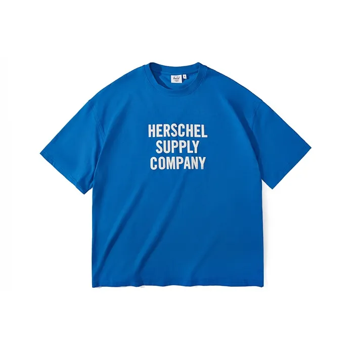 Herschel T-Shirts Unisex Bright Blue-0