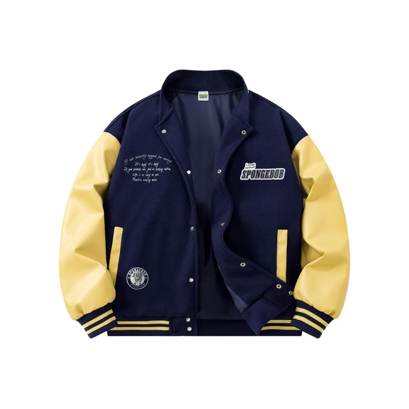 SPONGEBOB SQUAREPANTS Baseball Jacket Unisex-2