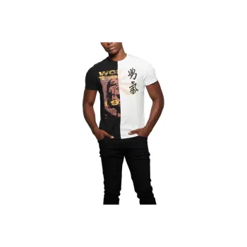 GUESS Eco Split Graphic Tee T-Shirt Men's Multicolor