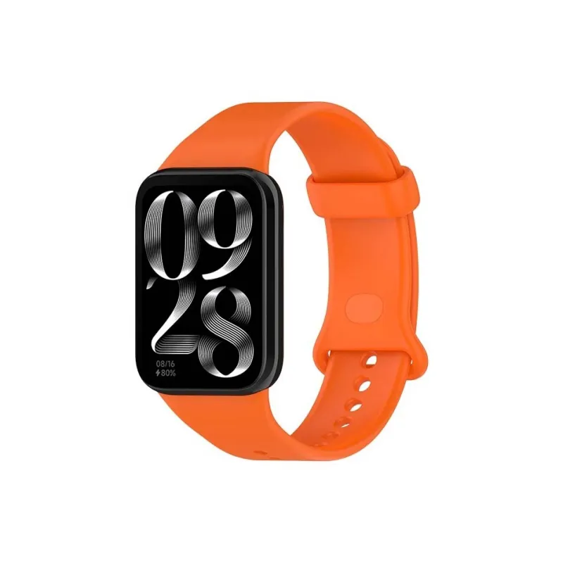Mr. Strap Xiaomi Red Beige Compatibility Watch Band 232mm Silicone Material-19