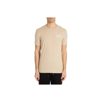 EMPORIO ARMANI EA7 SS23 T Shirt Men's Ecru