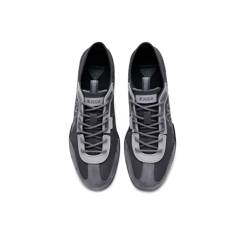 Kappa Back to Back Anti Slip Wear Resistant Low Top Casual Shoes Unisex Gray-3