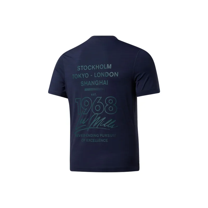 Reebok Lm Activchill Tee T-Shirt Men's Blue-0