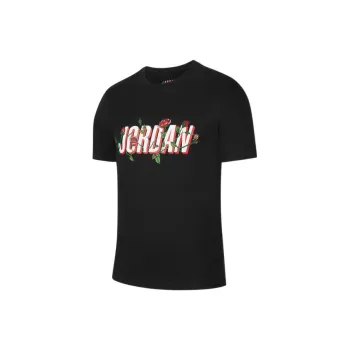 Jordan Set in Sleeve T Shirt Men's Black