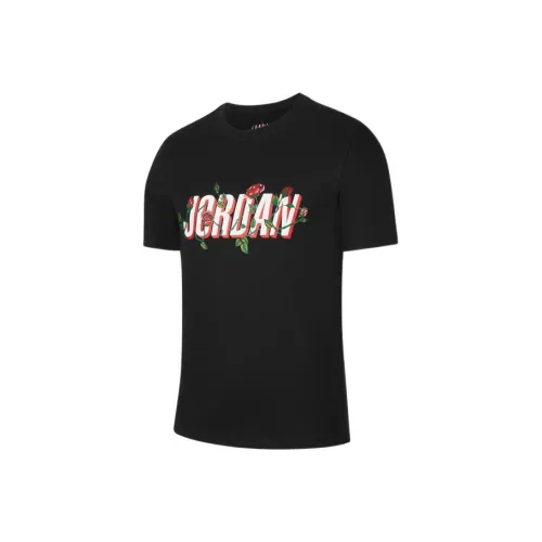 Jordan Set in Sleeve T Shirt Men's Black