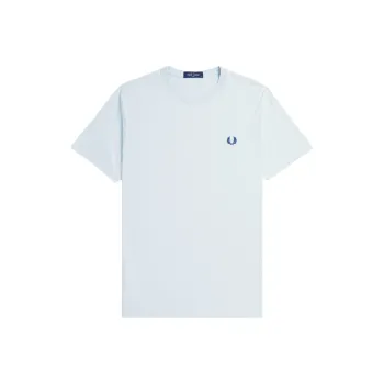FRED PERRY T Shirt Men's Light Blue