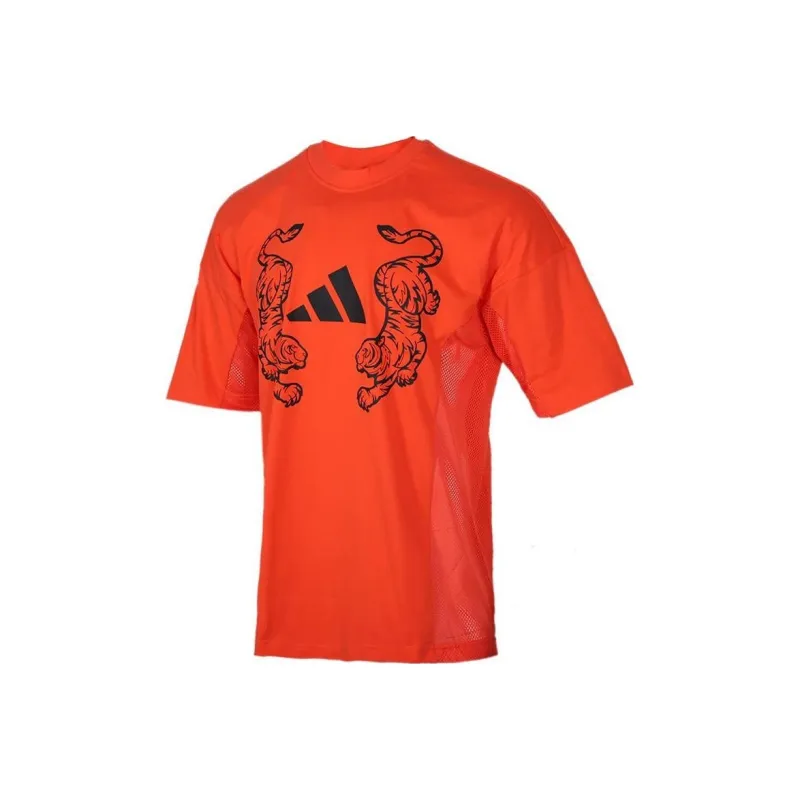 Adidas T Shirts Men Orange-0