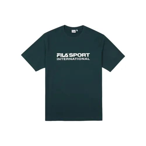 FILA T Shirts Unisex Green