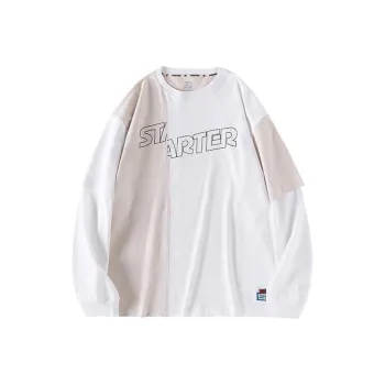 STARTER T Shirts Unisex Birch White
