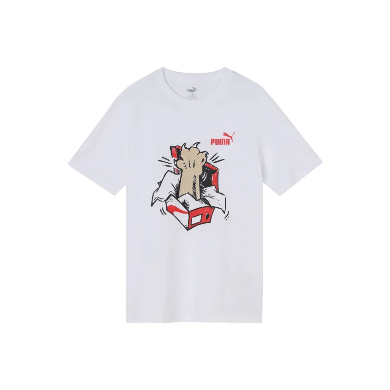 PUMA T Shirts Men White-0