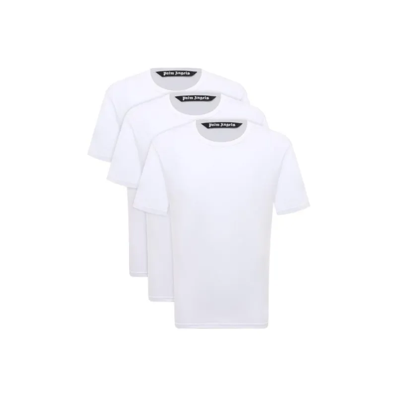 PALM ANGELS Essential Tripack T shirt-0