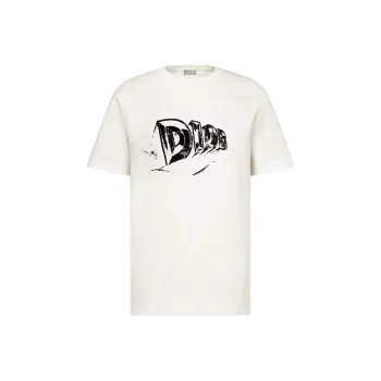 DIOR Quarterly New Products T Shirts Men Ecru