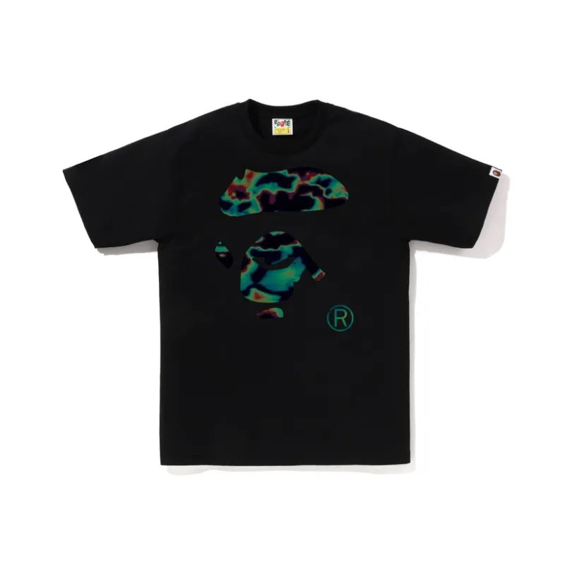 Bape Thermography Ape Face Tee-0