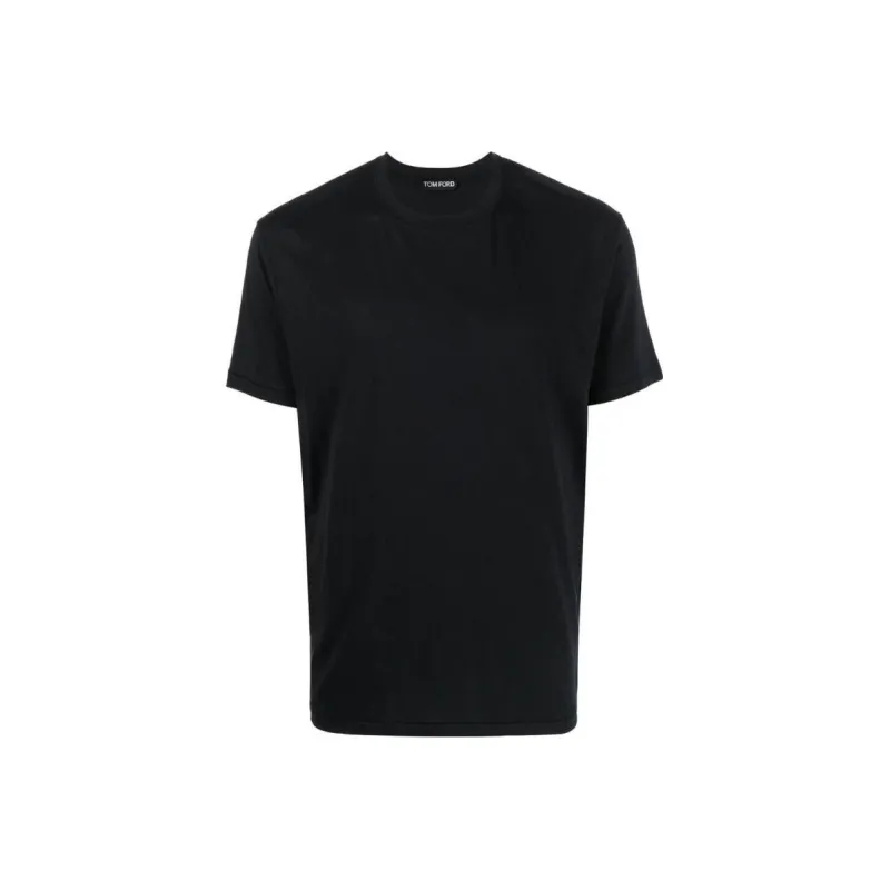 TOM FORD Crew neck Cotton lyocell T shirt-0