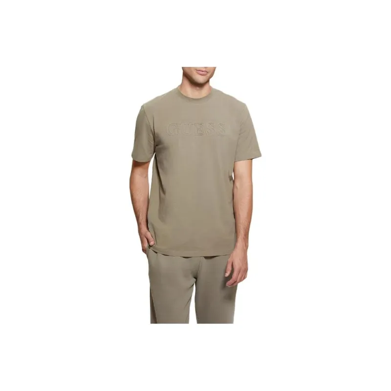 GUESS Eco Alphy Tee T-Shirt Men's Green-0