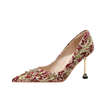 WEISHIBANGWEI Slim Heel High Heels Women's