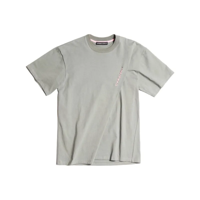 Y/Project T Shirts Men Gray Green-0