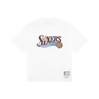 Mitchell & Ness T Shirt Unisex White