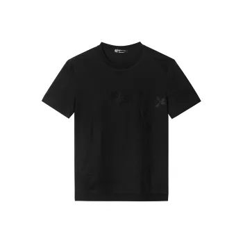 ANDREW MACKENZIE T Shirts Men Black