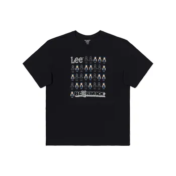 Be@rbrick X Lee T Shirts Men Black
