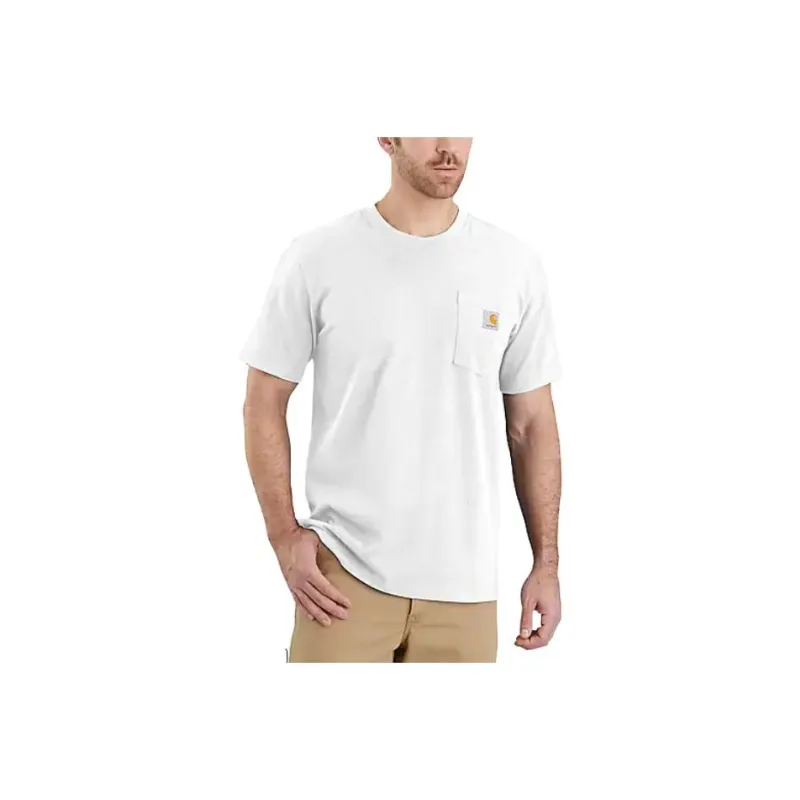 Carhartt 103296 HEAVYWEIGHT SHORT SLEEVE POCKET T SHIRT T Shirt RELAXED FIT Men's-6