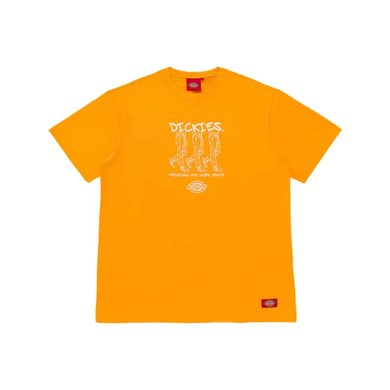 Dickies T Shirts Men Yellow Green-0