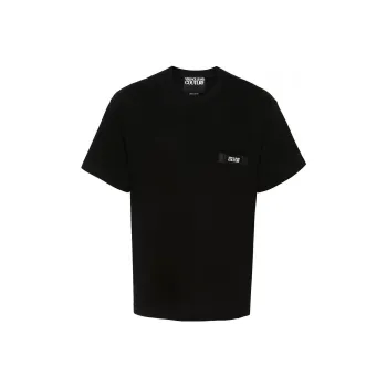 VERSACE JEANS COUTURE Logo Patch Crewneck T Shirt