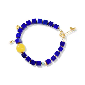 The Call Of The Heart Lapis Lazuli Fine Jade Bracelets Unisex