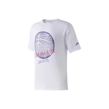 LiNing CBA Collection T Shirt Men's White