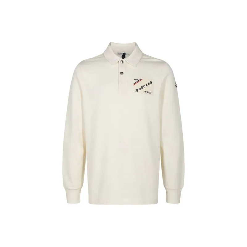 Moncler Logo-appliqué Cotton Polo Shirt-0