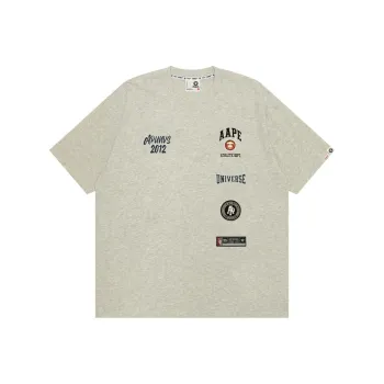 Aape Collegial print Cotton T shirt