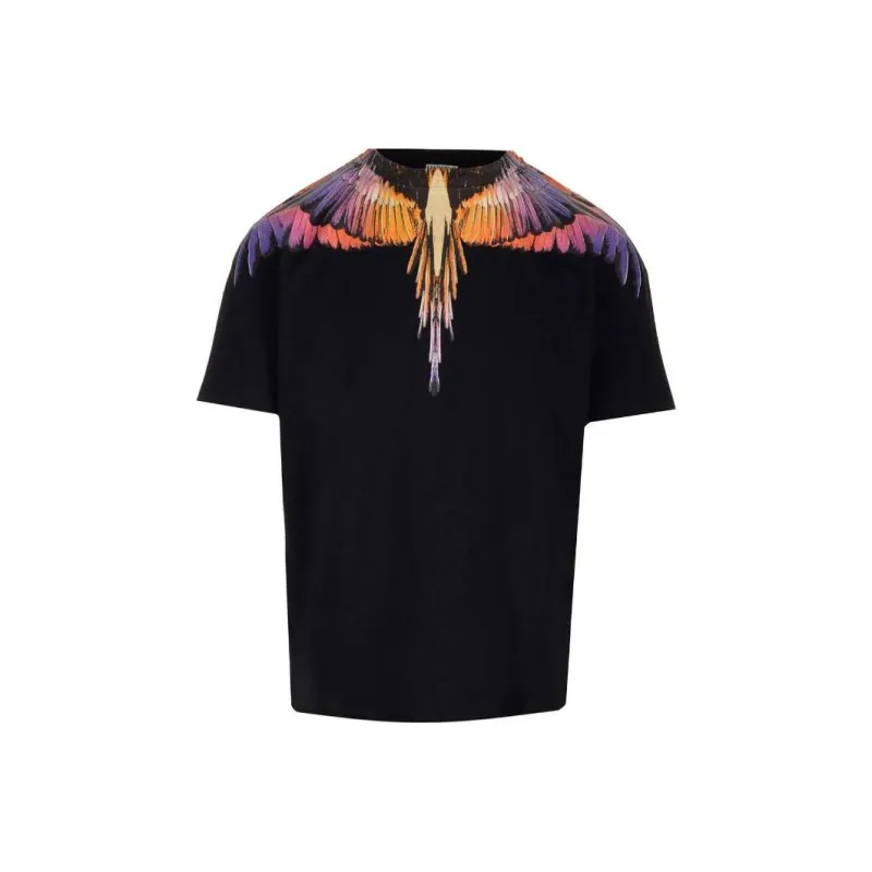 MARCELO BURLON COUNTY OF MILAN Icon Wings Printed Cotton T-shirt-0