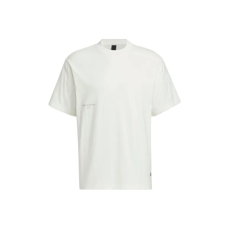 Adidas T Shirt Unisex Jade White-0