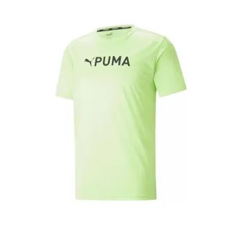 PUMA FIT LOGO TEE CF GRAPHIC T Shirt Men's Yellow
