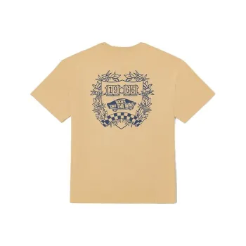 Vans Drop Shoulder Sleeve T Shirt Unisex Terracotta