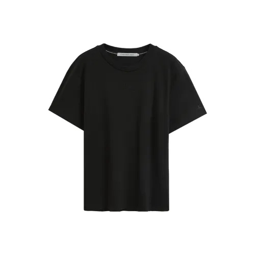 CALVIN KLEIN Drop Shoulder Sleeve T Shirt Men's Space Black