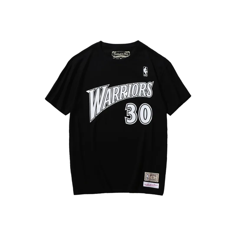 Mitchell & Ness SS22 T Shirt Unisex Black-0