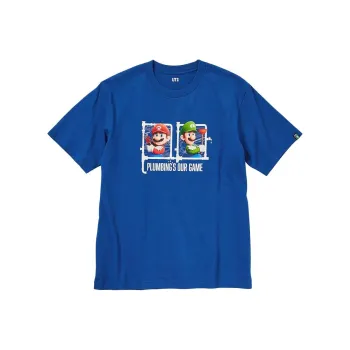 UNIQLO x CHAOJIMALI LIANMINGKUAN SS23 T-Shirt Unisex Royal Blue