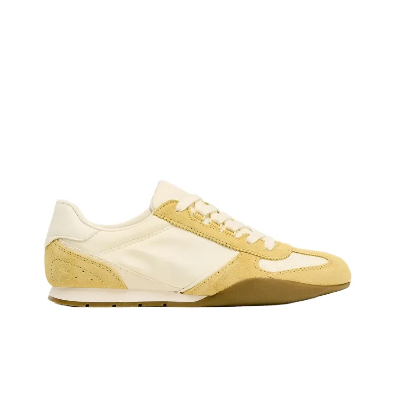 ZARA Low Top Casual Shoes Women's Yellow-1