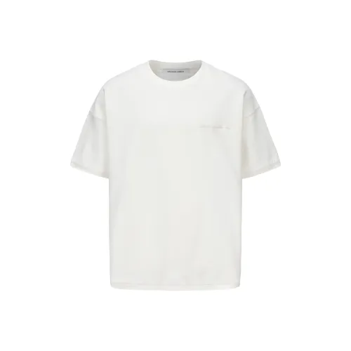 GALLIANO LANDOR 화이트 남녀공용 티셔츠